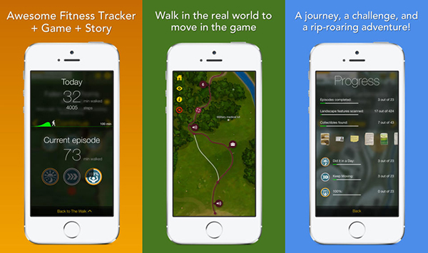 iOS 7 uyumlu yeni spor takip uygulaması: The Walk