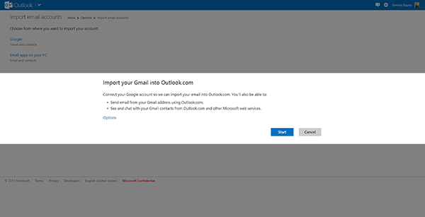 Microsoft, Outlook servisine Gmail kullanıcıları için geçiş seçeneği ekledi