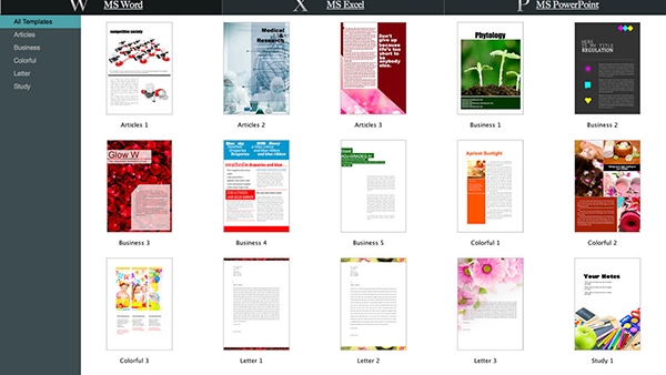 microsoft word için instagram şablonu