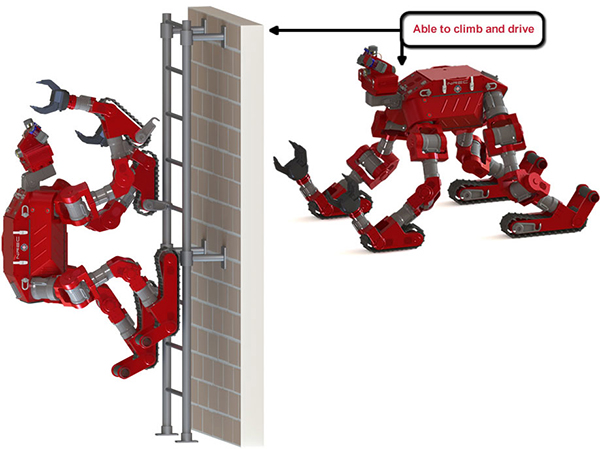 Carnegie Mellon Üniversitesi tarafından hazırlanan robot modeli CHIMP, DARPA Robotics Challenge denemlerine katılacak