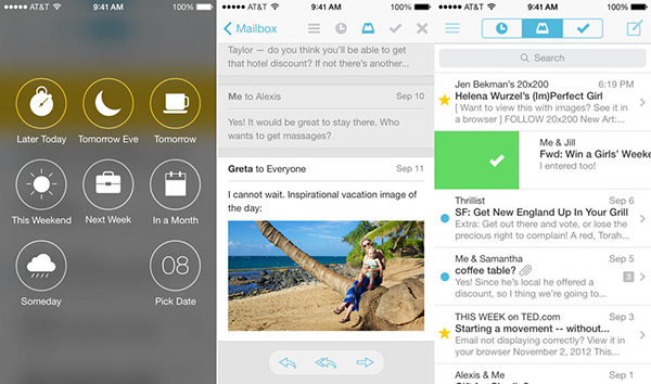 iOS uyumlu Mailbox, iCloud ve Yahoo destekleriyle güncellendi