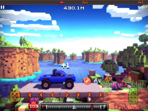 Crescent Moon Games Minecraft tarzındaki oyunu Blocky Roads'u yayınladı
