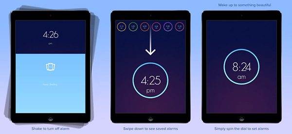 Wake Alarm Clock uygulaması iPhone / iPod Touch için güncellendi, iPad sürümü yayınladı