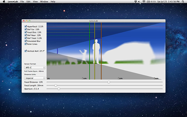 Mac uyumlu sanal lens simülatörü Lens Lab, artık ücretsiz olarak elde edilebiliyor