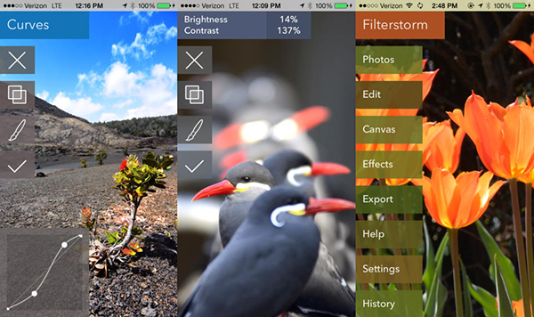 iOS 7 için geliştirilen fotoğraf uygulaması Filterstorm Neue artık ücretsiz