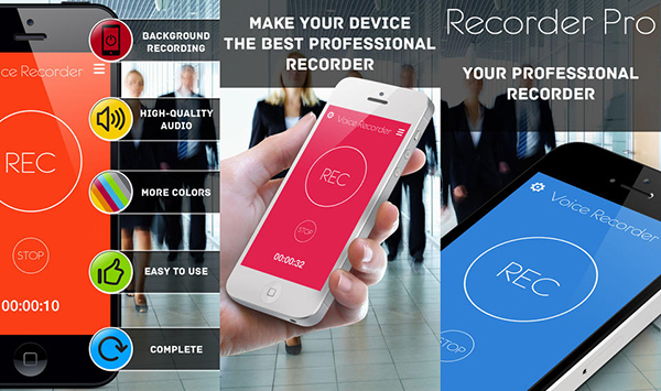 Ses kaydı için hazırlanan iOS uygulaması Voice Recorder PRO artık ücretsiz