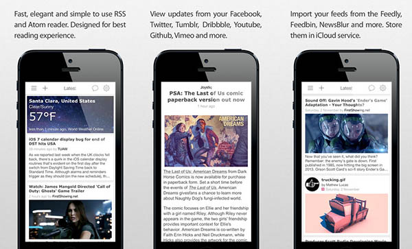 iOS uyumlu RSS uygulaması Good News, arayüz değişikliği ile güncellendi