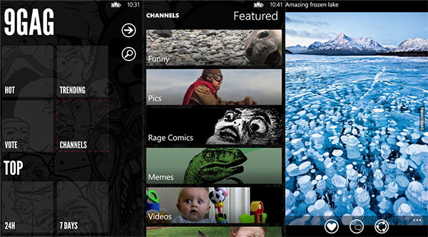 Rudy Huyn, WP8 / 7.5 uyumlu 9Gag uygulamasını güncelledi