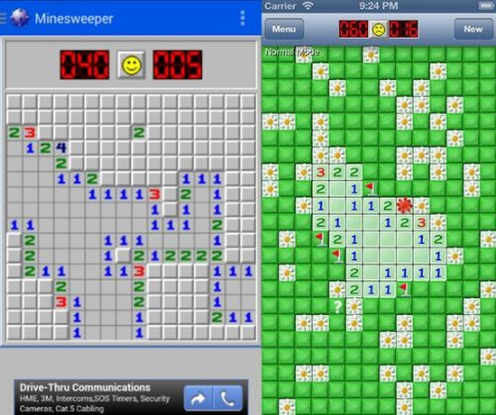 Mayın tarlası oyununu sevenler için Minesweeper nostaljik bir tasarım sunuyor