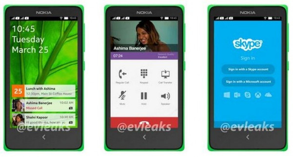 Android işletim sistemli Nokia akıllı telefonunun ekran görüntüleri ortaya çıktı