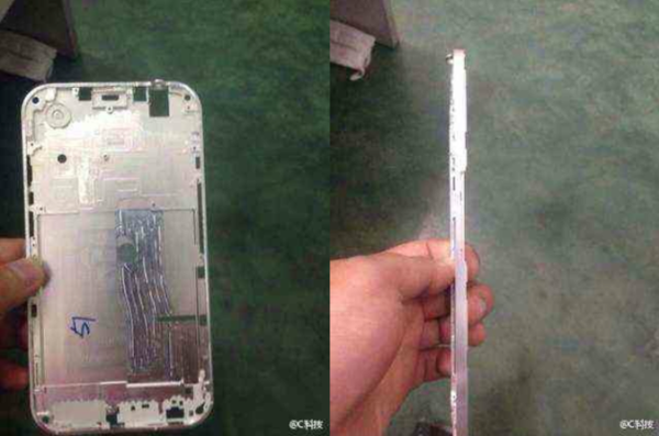 Büyük ekranlı iPhone modeline ait olduğu iddia edilen bir görsel internete sızdı