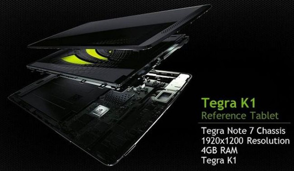 CES 2014 : Tegra Note 7 yeni Tegra K1 yongaseti ve 4GB RAM ile güncellendi