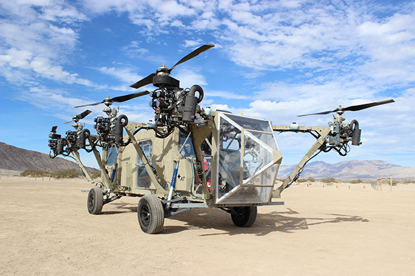 Advanced Tactics, karada sürülebilir VTOL hava aracı AT Transformer'ı tanıttı