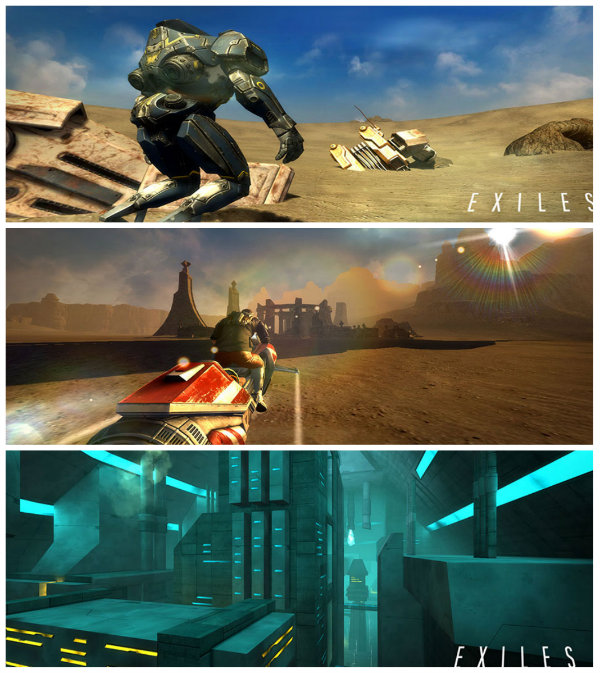 Crescent Moon Games bilim kurgu türündeki oyunu Exiles için yeni ekran görüntüleri paylaştı