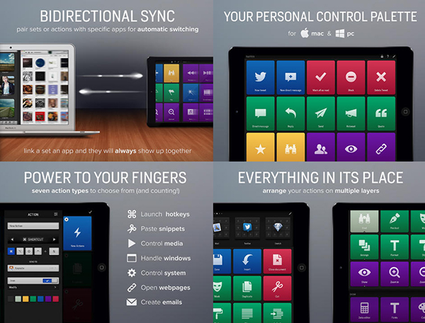 iPad'i Mac ve Windows sistemler için kontrol aracına çeviren Actions uygulaması artık ücretsiz