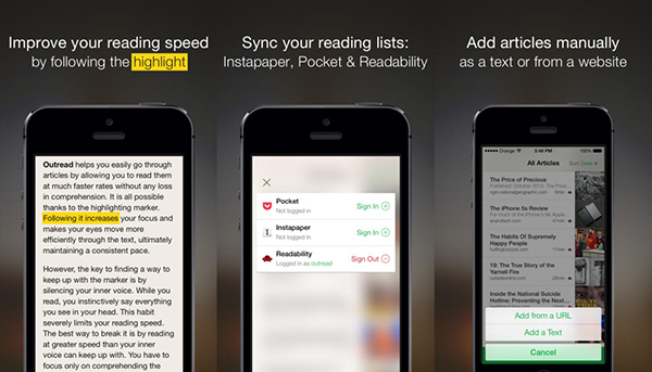 Hızlı okumak isteyenlere özel yeni iOS uygulaması: Outread