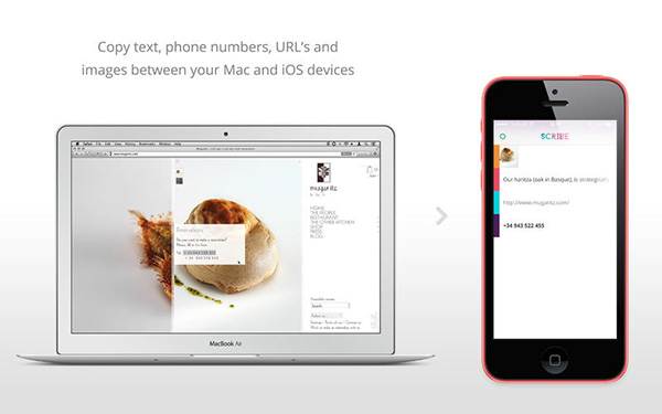 iOS ve Mac arası kopyalama için yeni uygulama: Scribe