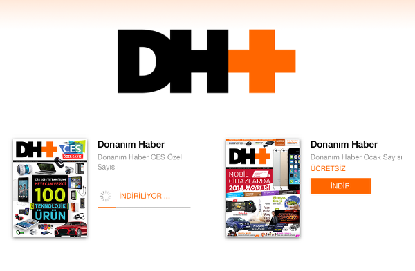DH+ dijital dergi uygulamamız App Store'da indirmeye sunuldu