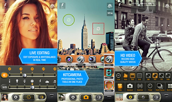 iOS uyumlu fotoğraf ve video uygulaması KitCamera artık ücretsiz