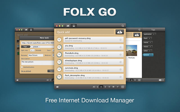 Mac sistemlere özel yeni indirme yöneticisi: Folx GO