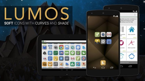 Lumos Icon Pack, Android için indirmeye sunuldu