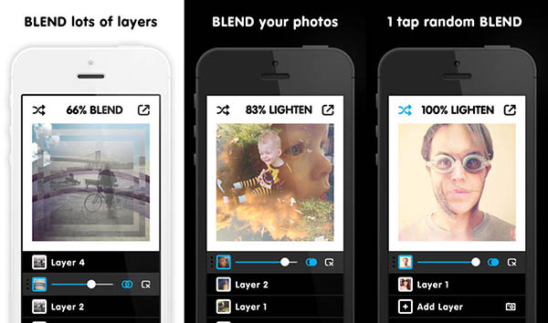 iOS uyumlu fotoğraf uygulaması Blend artık ücretsiz