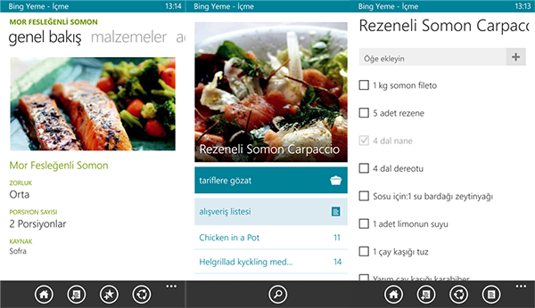 WP8 için Bing Yeme – İçme uygulaması beta olarak kullanıma sunuldu