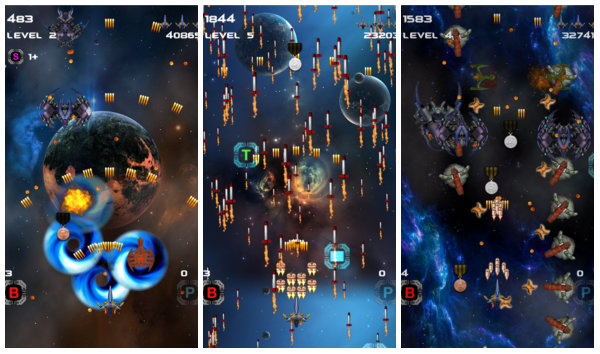 Space Shooter X Windows Phone 8 için indirmeye sunuldu