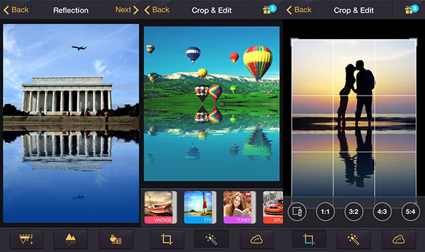 iOS için hazırlanan fotoğraf düzenleme uygulamarından Reflection artık ücretsiz