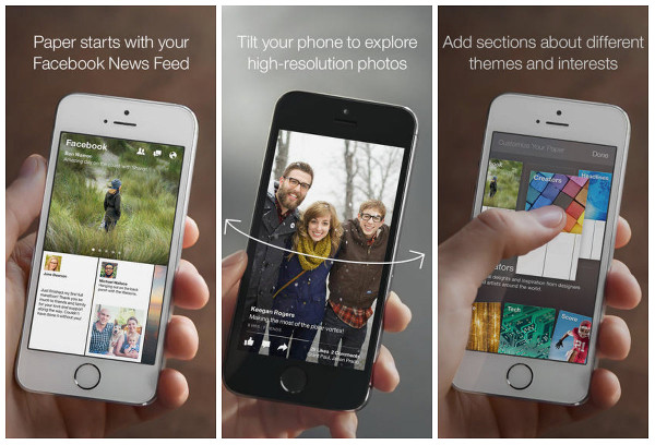 Facebook Paper resmen indirmeye sunuldu