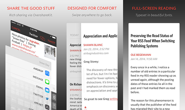 Okuma kolaylığı hedeflenerek hazırlanan yeni iOS uyumlu RSS uygulaması: Unread