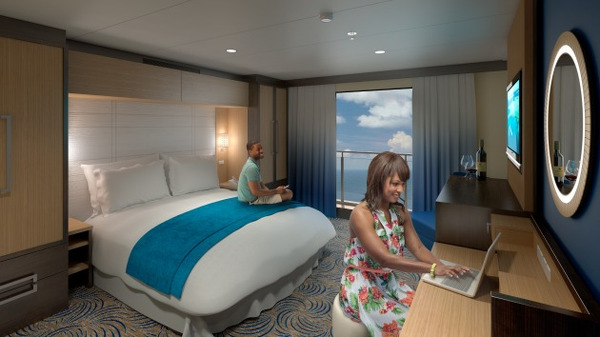 Royal Caribbean, 80 inçlik ekranlarda gemi yolcularına sanal balkon imkanı sunacak