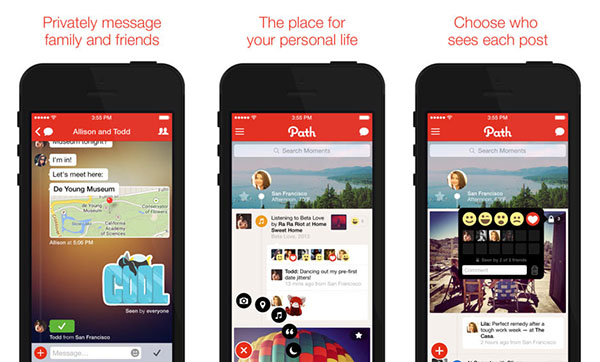 Path, iOS 7'ye uygun bir arayüzle güncellendi