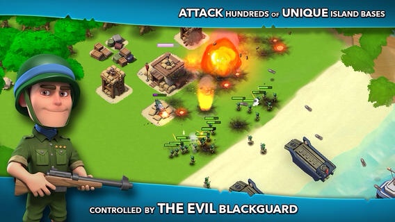 Supercell'in yeni oyunu Boom Beach, gelecek ay iOS için indirmeye sunulacak