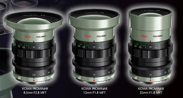 Kowa, Prominar serisi üç yeni MFT sistem lensini duyurdu
