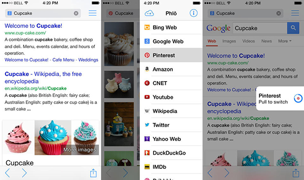 Tek noktadan farklı servisler üzerinde arama imkanı veren iOS uygulaması Phlo güncellenerek ücretsiz yapıldı