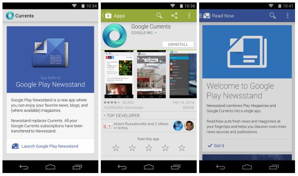 Google Currents resmi olarak sona erdi