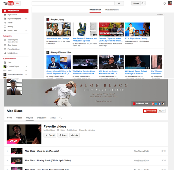 Google, YouTube'un tasarımı yenilendi