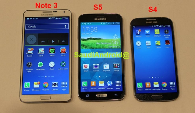 Samsung Galaxy S5 ortaya çıktı: 16MP kamera, parmakizi okuyucusu, su geçirmez kasa