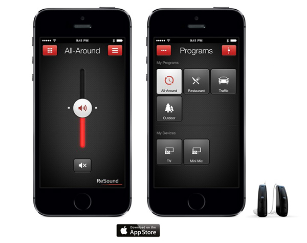 ReSound LiNX akıllı işitme cihazı, iOS işletim sistemli ürünlerle kablosuz bağlantı kurabiliyor