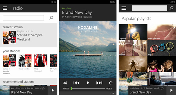 Spotify'ın WP8 uygulaması bahar aylarında güncellenecek