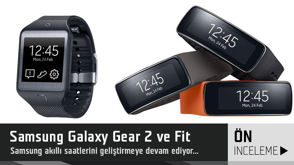Samsung Galaxy Gear 2 Ve Gear Fit Akilli Saatler Video On Inceleme