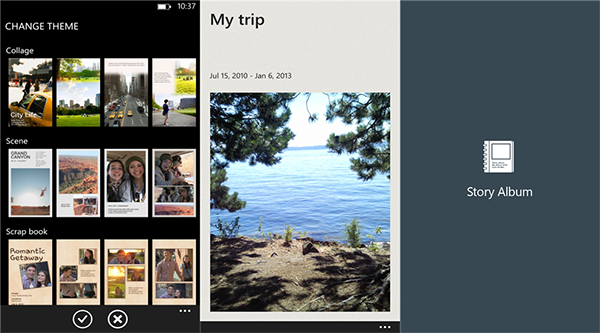 WP8 işletim sistemli Samsung telefonlar için Story Album uygulaması yayınladı