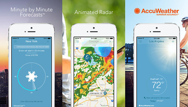 Gelişmiş hava durumu uygulaması AccuWeather Platinum, iOS 7'ye uygun tasarıma kavuştu
