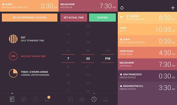 iOS uyumlu yeni global saat uygulaması: Globo
