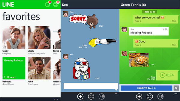 LINE uygulaması Windows Phone tarafında güncellendi