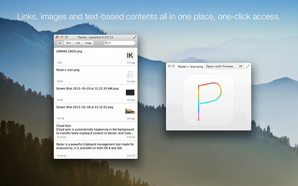 Mac uyumlu verimlilik uygulamalarından Paster artık ücretsiz