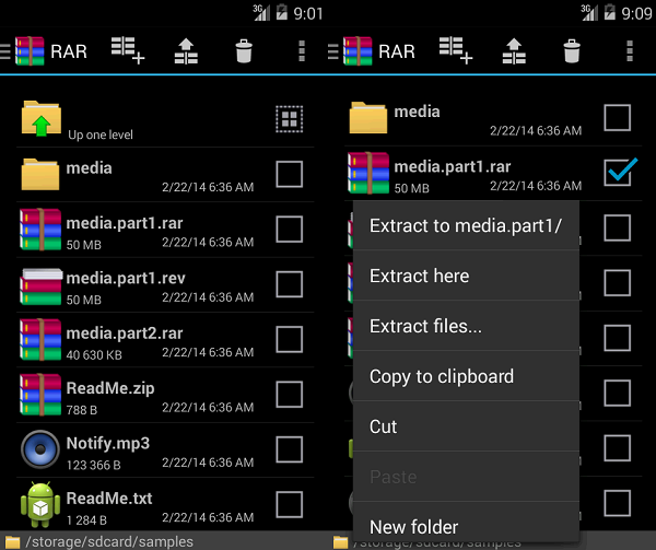 WinRAR'ın resmi Android uygulaması yayınlandı