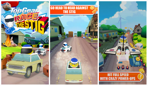 Resmi TopGear Race the Stig oyunu mobil platformlar için yayınlandı