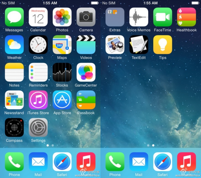 iOS 8'in ilk ekran görüntüleri sızdı: Preview, TextEdit ve HealthBook